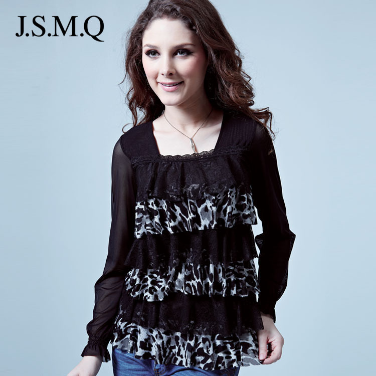 Fashion women vest spaghetti strap vest t-shirt underwear lace leopard print nylon autumn laciness female vest