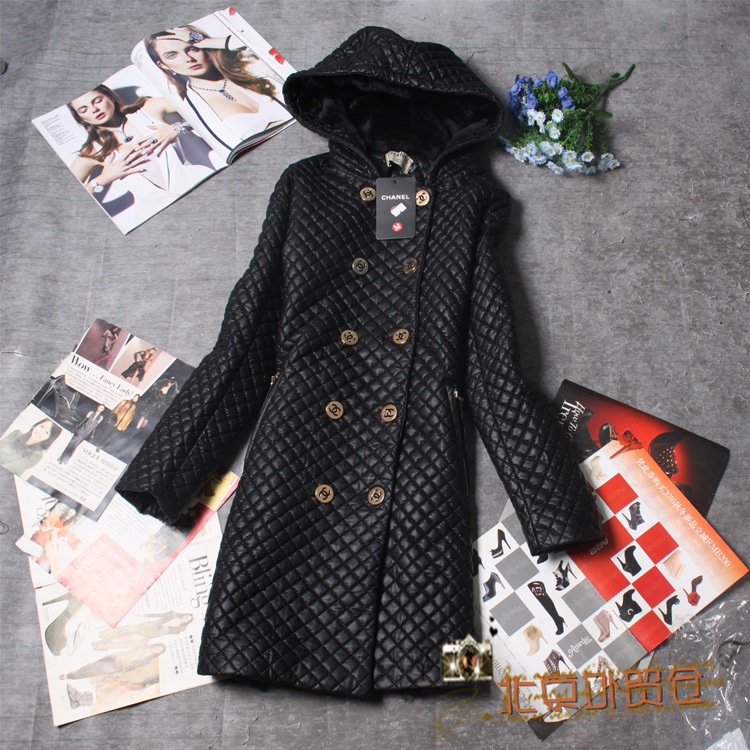 Fashion Women  Winter Plus Cotton Leather Clothing Overcoat