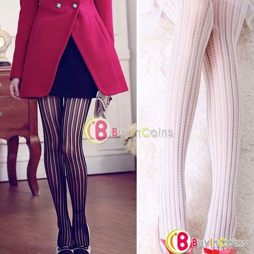 Fashion Womens Sexy Lingerie Stripe Fishnet Body Stockings Pantyhose Tights Lady [31087|99|01]