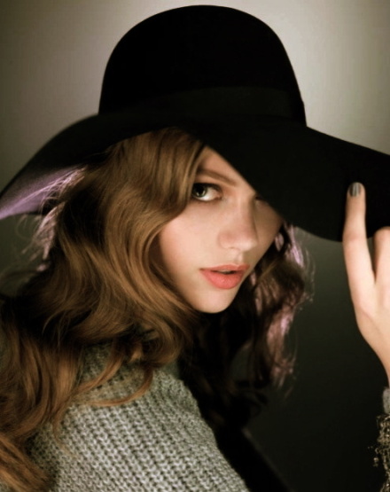 Fashion woolen autumn and winter fashion vintage women's fedoras sunbonnet large brim hat
