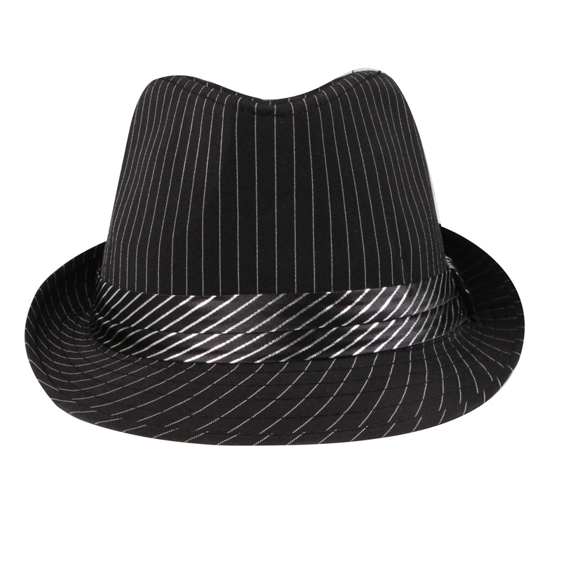 Fashionable casual fedoras british style fashion black white male women's all-match small fedoras jazz hat