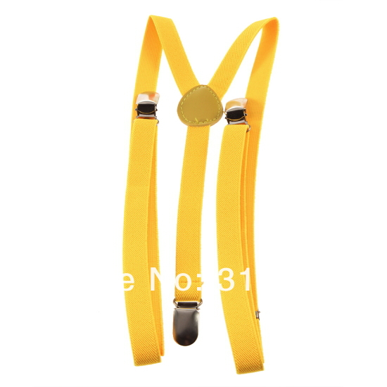 fashionable Clip-on Unisex Pants Y-back  Elastic  Adjustable Suspender Brace Hot Selling