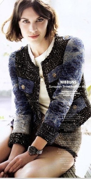 Fashionable graceful high quality pockets denim coat