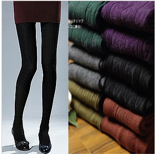 Fashionable manual twist pinstripe tights/thin even socks feet/manual twist socks