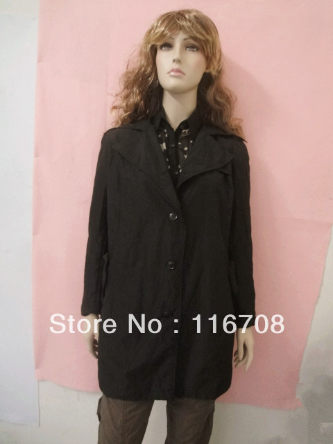 Fast China express fashion Women's 2012 autumn slim outerwear trench outerwear small  size wjk-046