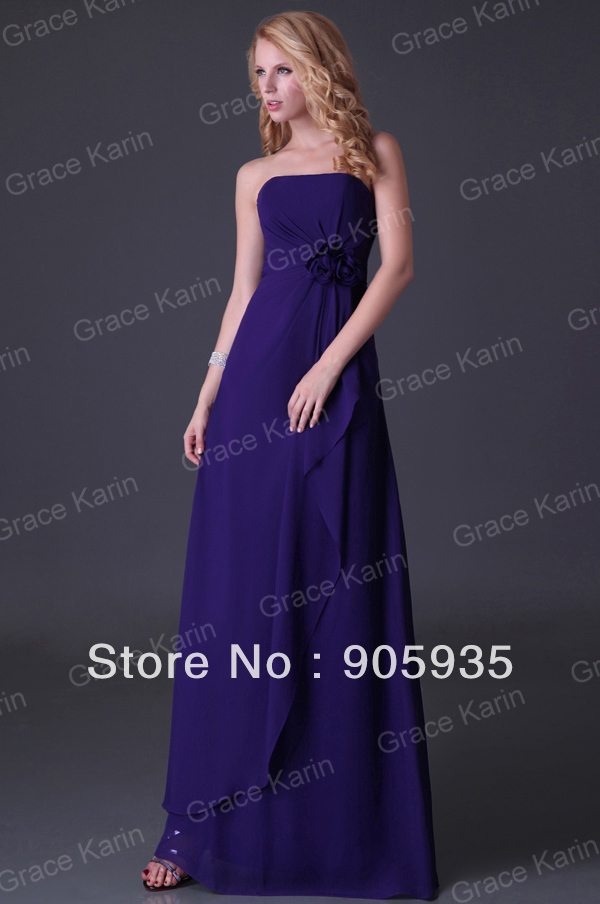 Fast Delivery 1pc/lot Stunning Bridesmaid Night Elegant Long Evening Ball Gowns, 8 Size CL3434