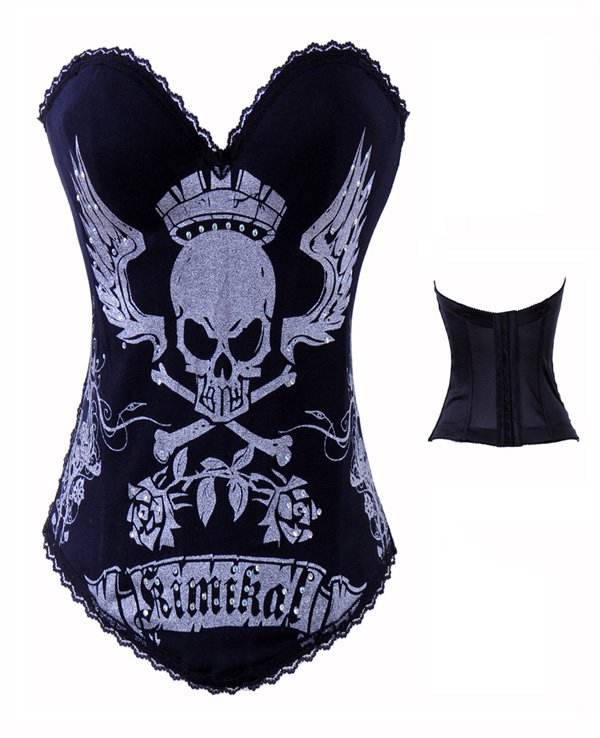 Fast Delivery  Sexy Lingerie  Corsets Competitive Price  Satin white 2269