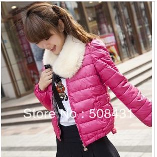 Fast Free Shipping by Swiss Post  female Wadded coat Women Down Parkas winter thick short slim outerwear