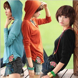 Fast&Free Shipping wholesale Korean fashion New arrival Casual Sweater women clothing Autumn Hoodie coat