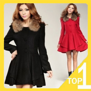 Fast shipping ! 2012 New Fashion Women's Slim Fit Single-breasted Trench Coat fashion jacket long Outwear Drop shipping 962