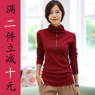 Fast Shipping New arrival spring/autumn and winter pullover fashion all-match women's wool sweater slim Women
