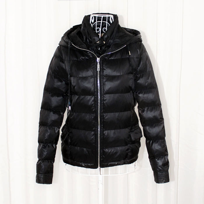Faux two piece lightmindedness casual with a hood wadded jacket cotton-padded jacket outerwear xc4-w20