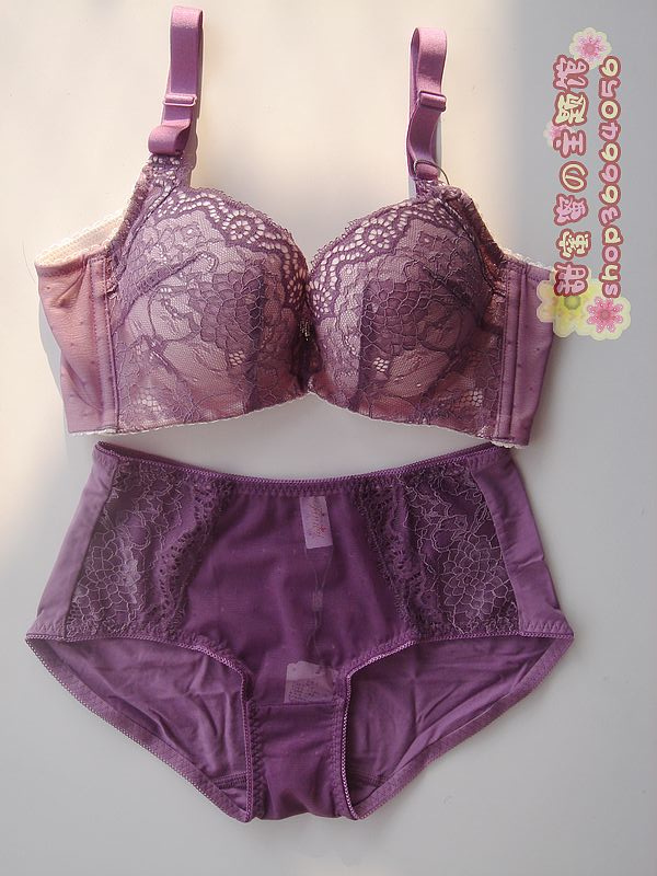 Fb20081 adjustable color block push up thickening ab cup bra set
