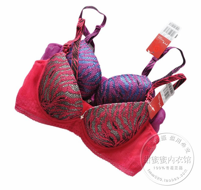 Fb433 serpentine pattern thin push up shaping bra