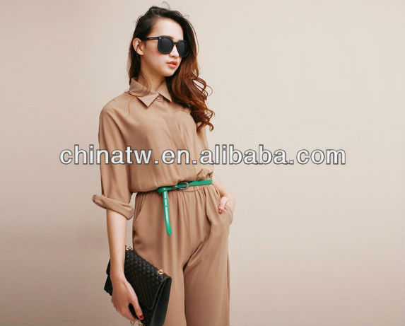 fc1318 Spring and Summer New European Style Solid Long-Sleeved Casual Woman Suit Free Shipping
