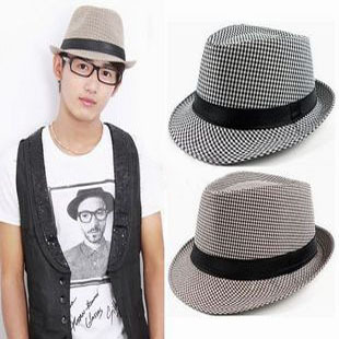 Fedoras outdoor hat jazz hat male women's summer fedoras casual sun hat female autumn and winter