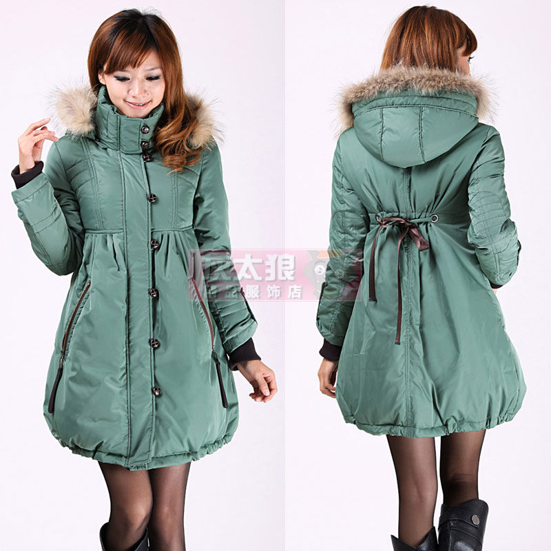 fee shipppping  2012 women's coat plus size thickening cute shirt maternity clothing down coat clothing XS-XXXL