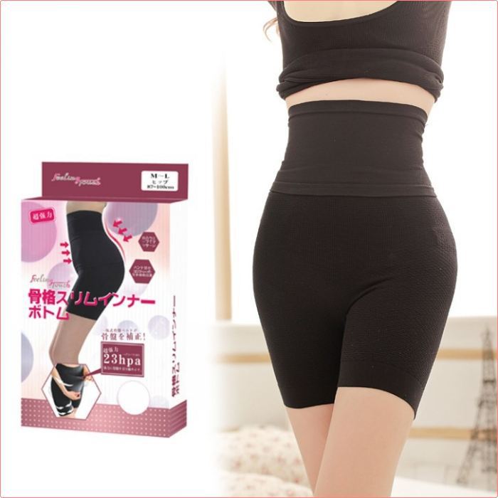 Feeling Touch Brand superacids abdomen drawing knee-length pants 3d knitted #W076