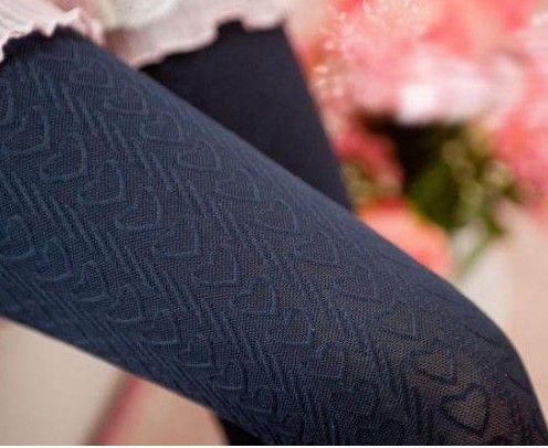 Female autumn and winter of love pantyhose socks thickening multicolour jacquard vertical stripe stovepipe socks stockings