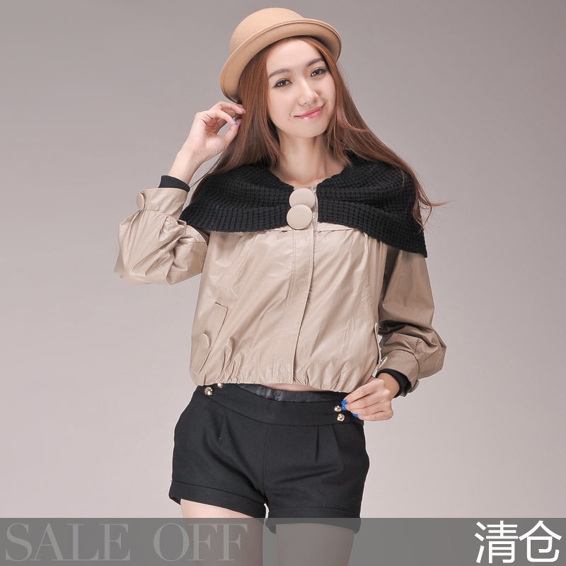 Female autumn leather clothing bg7103