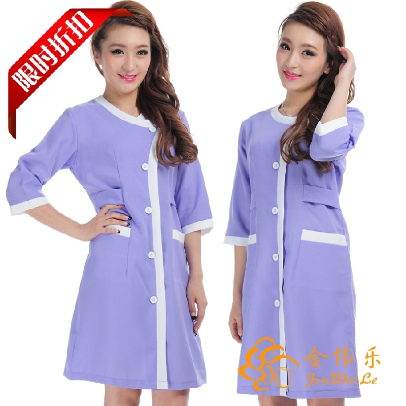 Female beauty work wear technicalness service work wear summer