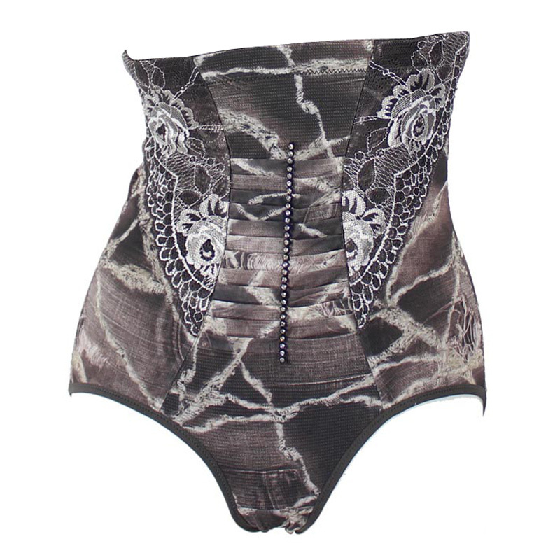 Female butt-lifting postpartum abdomen drawing beauty care shaper split set thin thermal plus velvet