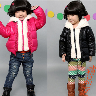 Female child baby autumn and winter autumn 2012 children's clothing clothes wadded jacket cotton-padded jacket cotton-padded