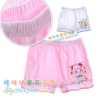 Female child panties girl trunk soft 100% cotton underwear child summer 100% cotton boyleg summer z306