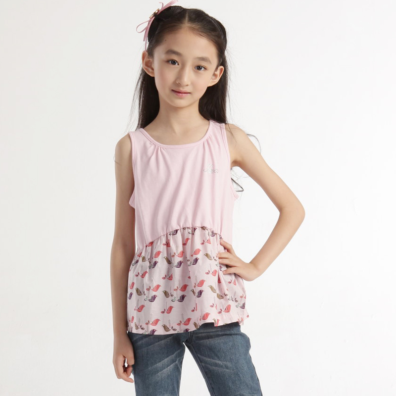Female child short-sleeve vest - 120290135