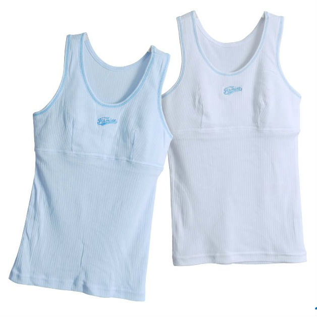 Female child spaghetti strap underwear big boy 100% cotton basic vest children's clothing young girl bra vest