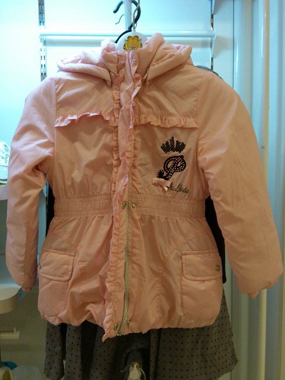 Female child thin cotton-padded jacket ljce105401 499 two-color
