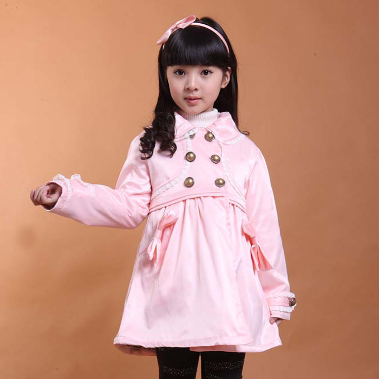 Female child trench outerwear princess children's clothing 2013 spring child trench