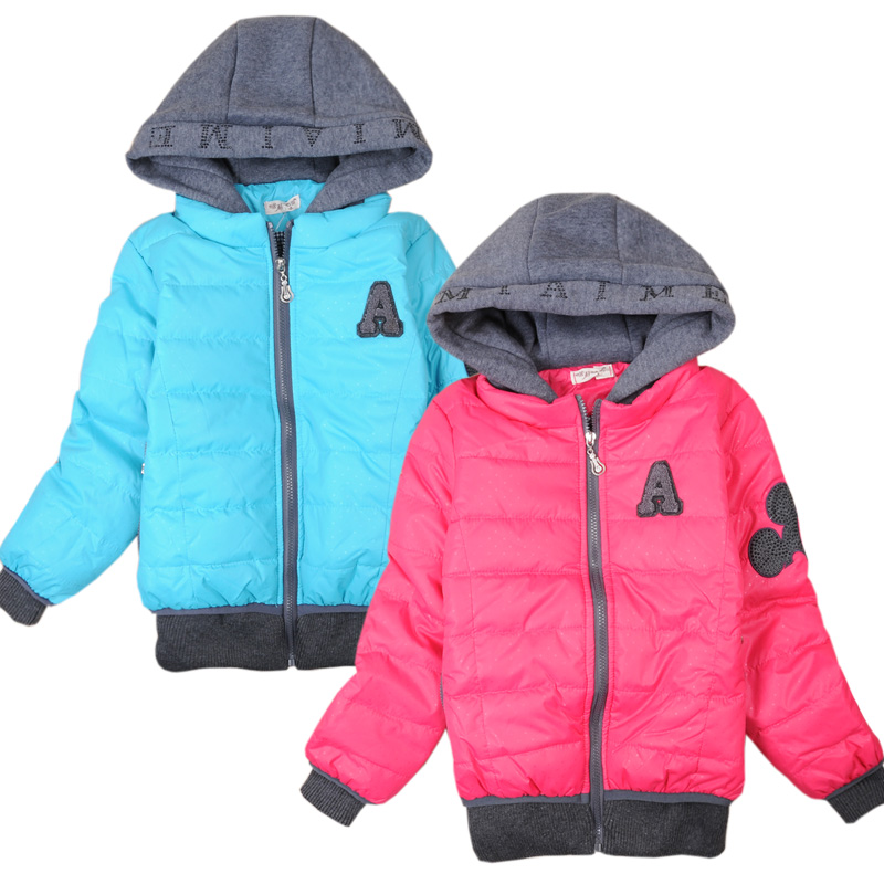 Female child winter outerwear children's clothing 2012 child cotton cotton-padded jacket thickening 11843