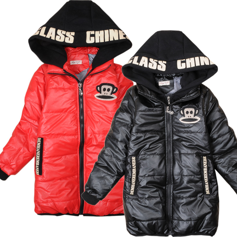 Female child winter outerwear children's clothing 2012 cotton-padded jacket child leather wadded jacket cotton-padded jacket
