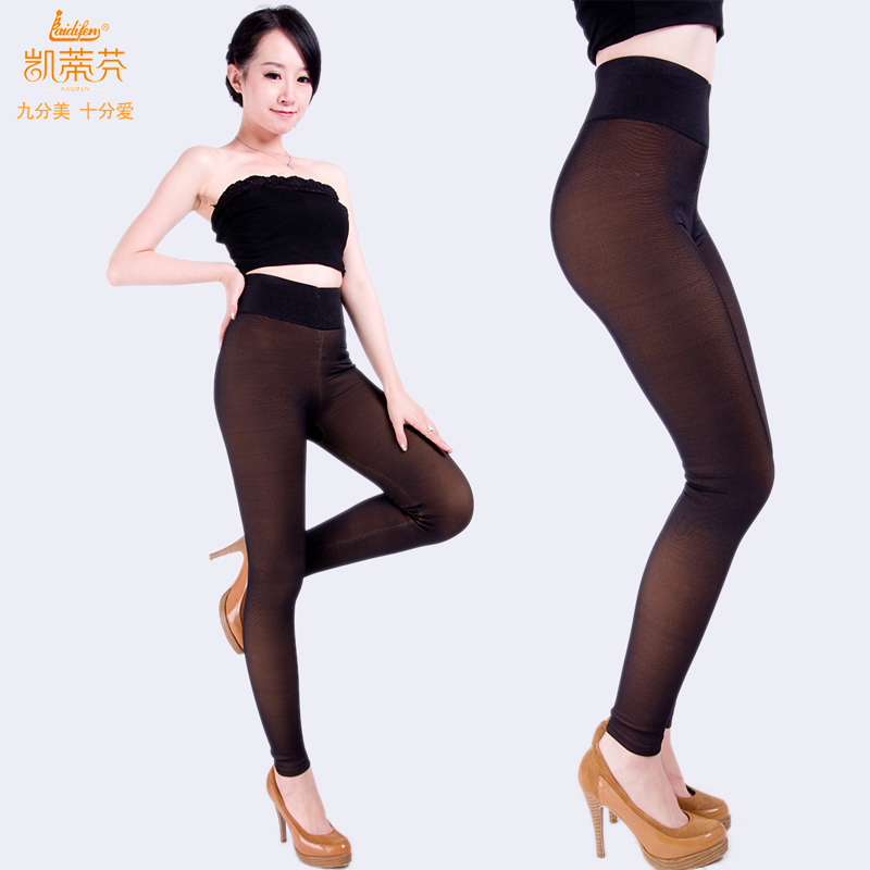 Female double layer warm pants thick meat fashion sexy slim legging tights