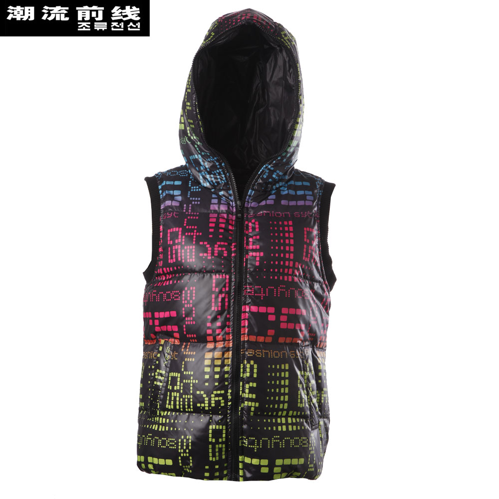 Female down vest thermal trend outerwear