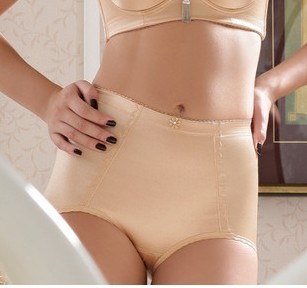 Female luxury glossy abdomen drawing butt-lifting panties women's beauty care body shaping pants 128