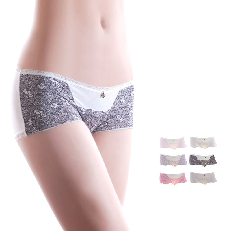 female panties fresh flower bamboo fibre soft antibiotic small yards female panties