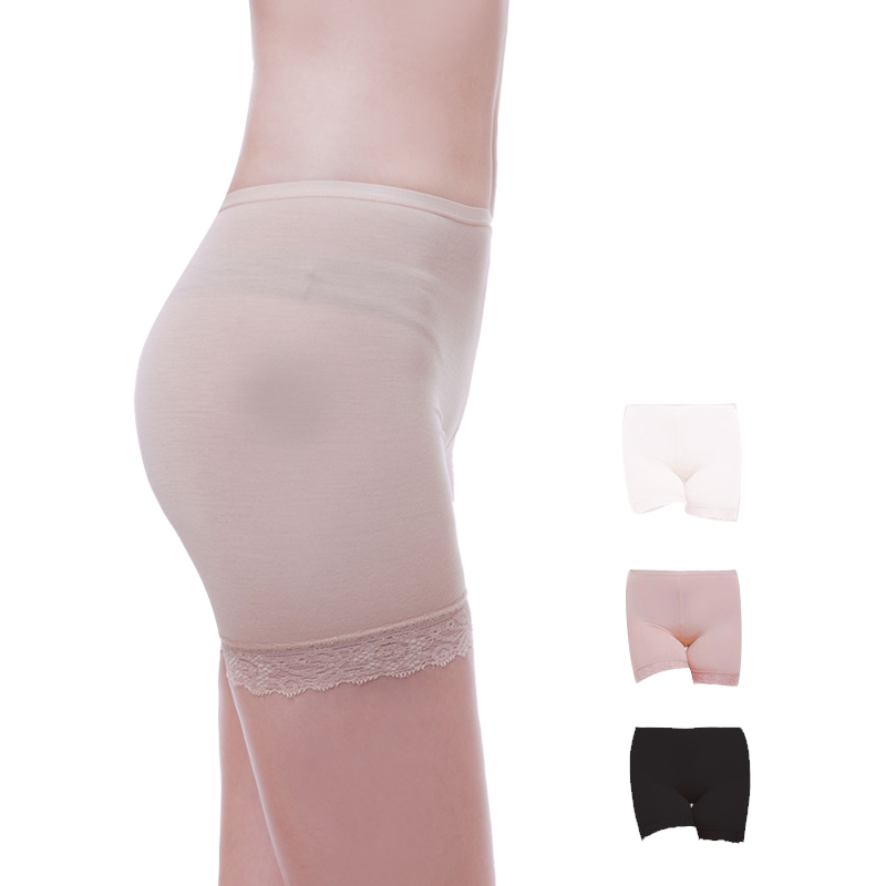 Female seamless panties bamboo fibre safety pants legging shorts 3