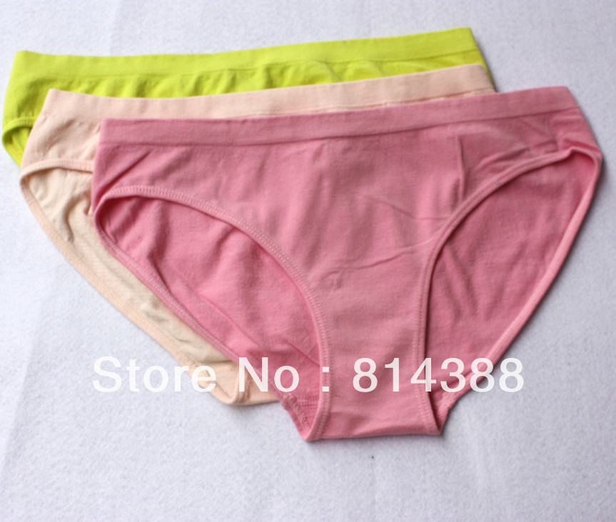 Female seamless trigonometric panties 100% cotton sexy  briefs women underwear free shipping