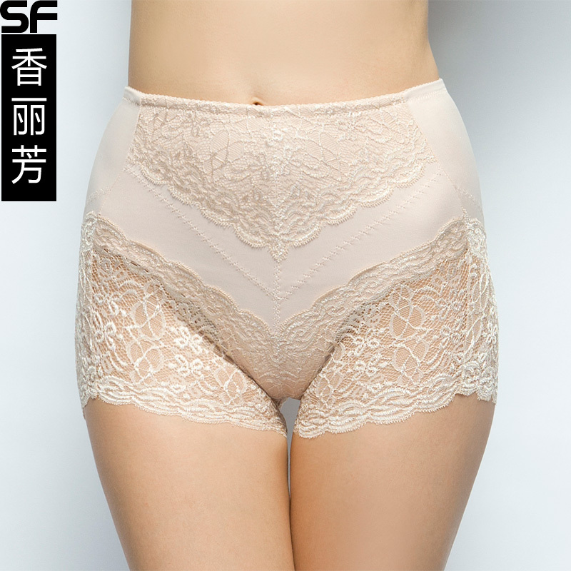 Female sexy lace high waist abdomen drawing butt-lifting panties slimming beauty care corselets body shaping pants corset pants