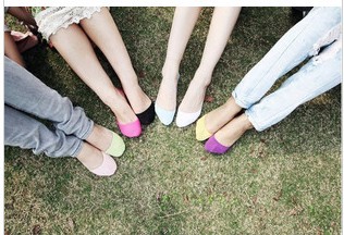 female socks female invisible socks sock slippers 100% cotton shallow mouth summer sock thin 100% cotton solid color