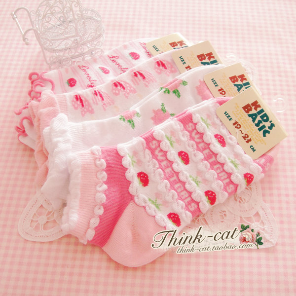 female socks High quality  slippers cartoon princess 100% cotton women's socks spring & summer