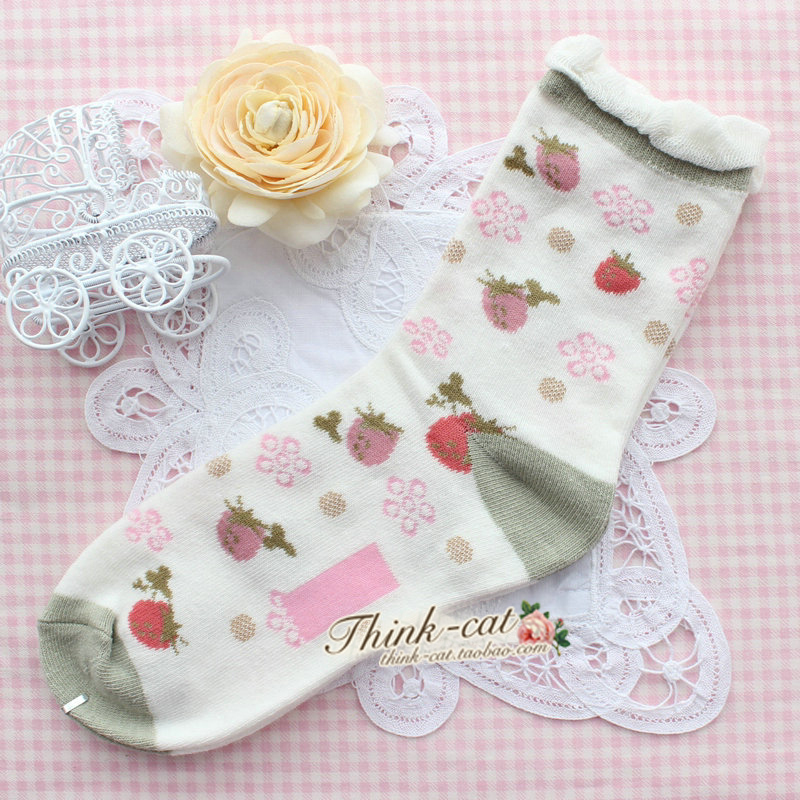 female socks High quality socks 100% cotton rustic 68 121 spring & summer
