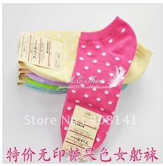 Female socks on sale wholesale WuYinLiangPin series candy colors women's socks