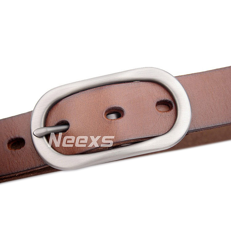Female strap genuine leather cowhide first layer of cowhide Women strap all-match casual female belt pin buckle