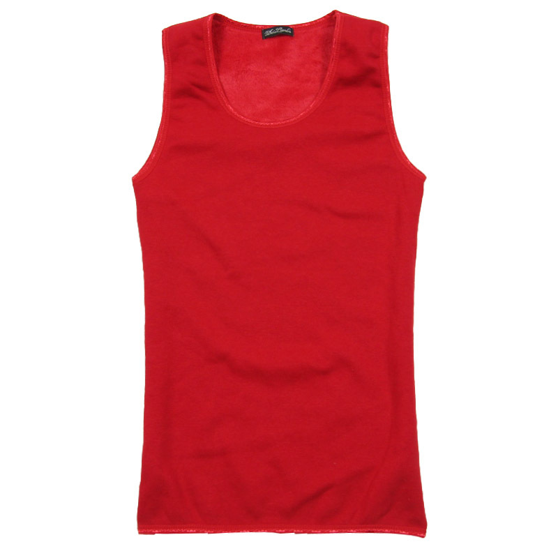 Female thermal vest sleeveless thermal vest thermal spaghetti strap gold velvet