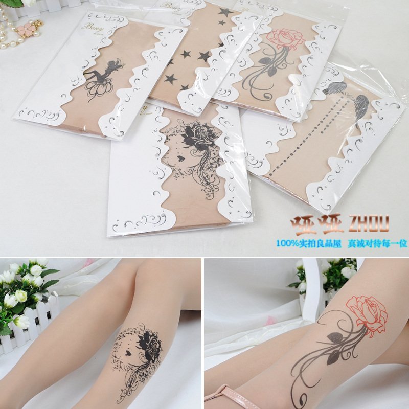 Female vintage ultra-thin invisible sexy stockings socks personalized pantyhose