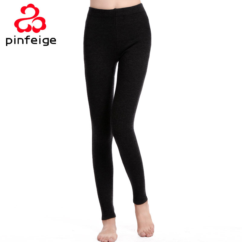 Figg pure wool thickening wool warm pants kneepad thickening of the whole wool legging