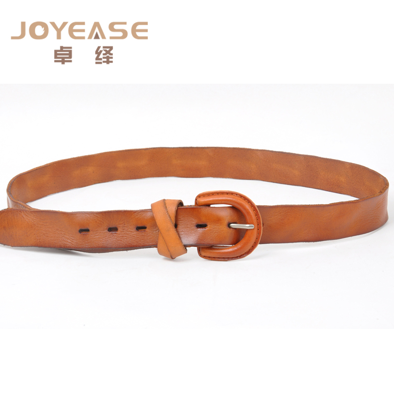 Finishing gived vintage retro bag buckle first layer of cowhide women's belt women's genuine leather strap